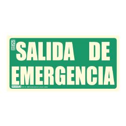 Implaser EV273N Señal salida de emergencia 29,7x14,8cm