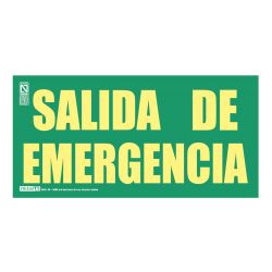 Implaser EV293L Señal salida de emergencia Clase A 29,7x14,8cm