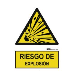 Implaser AD02-A4 Señal riesgo de explosión 29,7x21cm