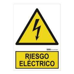 Implaser AD08-A4 Señal riesgo eléctrico 29,7x21cm