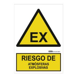 Implaser AD28-A4 Sign risk of explosive atmospheres 29.7x21cm