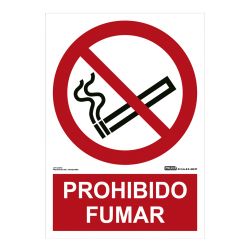 Implaser PR01-A4 No smoking sign 29.7x21cm