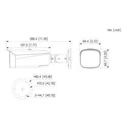 Dahua IPC-HFW5849T1-ASE-LED-0360B Tubulaire IP H265 8M PLEINE…