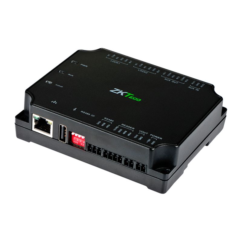 ZK-C2-260 - Controladora de accesos, Acceso por tarjeta o…