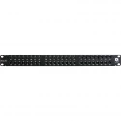 Excel Cat6 Unshielded Patch Panel 48 Port 1U LSA Black