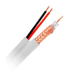 RG59P-100B-SIAM - Cable Combinado, RG59 + alimentación, Rollo de 100…