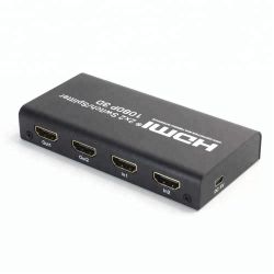 Commutateur HDMI Splitter Distributeur 2X2 (2 entrées - 2 sorties) Matrix Ports avec Full Ultra HD 1080p 3D