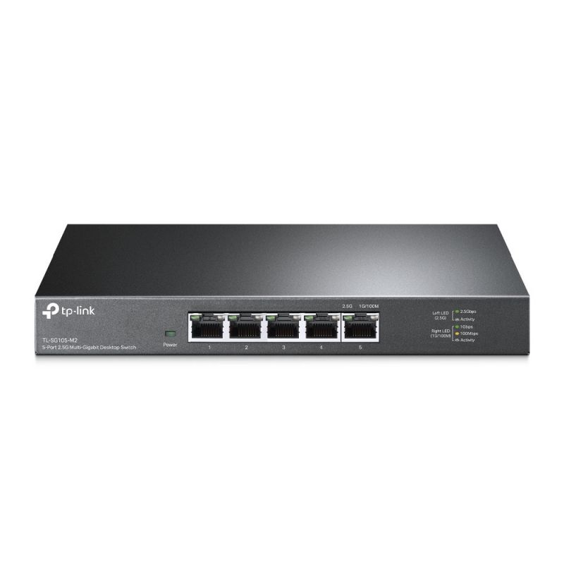 TP-LINK TL-SG105-M2 switch No administrado Gigabit Ethernet (10/100/1000) Negro