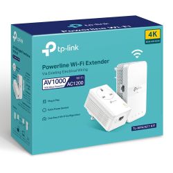 TP-LINK TL-WPA7617 KIT adaptador de red PowerLine 1200 Mbit/s Ethernet Wifi Blanco