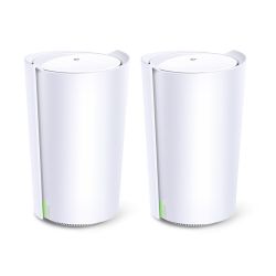 TP-LINK Deco X90 (2-pack) Tri-band (2,4 GHz / 5 GHz / 5 GHz) Wi-Fi 6 (802.11ax) Branco Interno