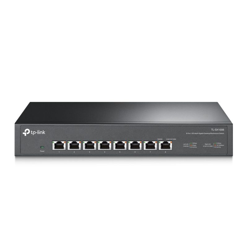 TP-LINK TL-SX1008 switch de rede Não-gerido 10G Ethernet (100/1000/10000) Preto