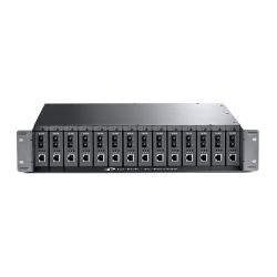 TP-LINK TL-FC1420 chassis de rede 2U Preto