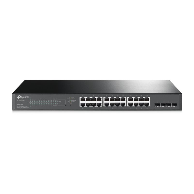 TP-LINK TL-SG2428P switch de rede Gigabit Ethernet (10/100/1000) Power over Ethernet (PoE) Preto