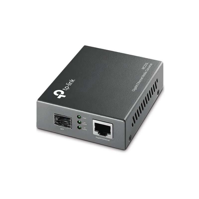 TP-LINK MC220L network media converter 1000 Mbit/s Multi-mode, Single-mode Black