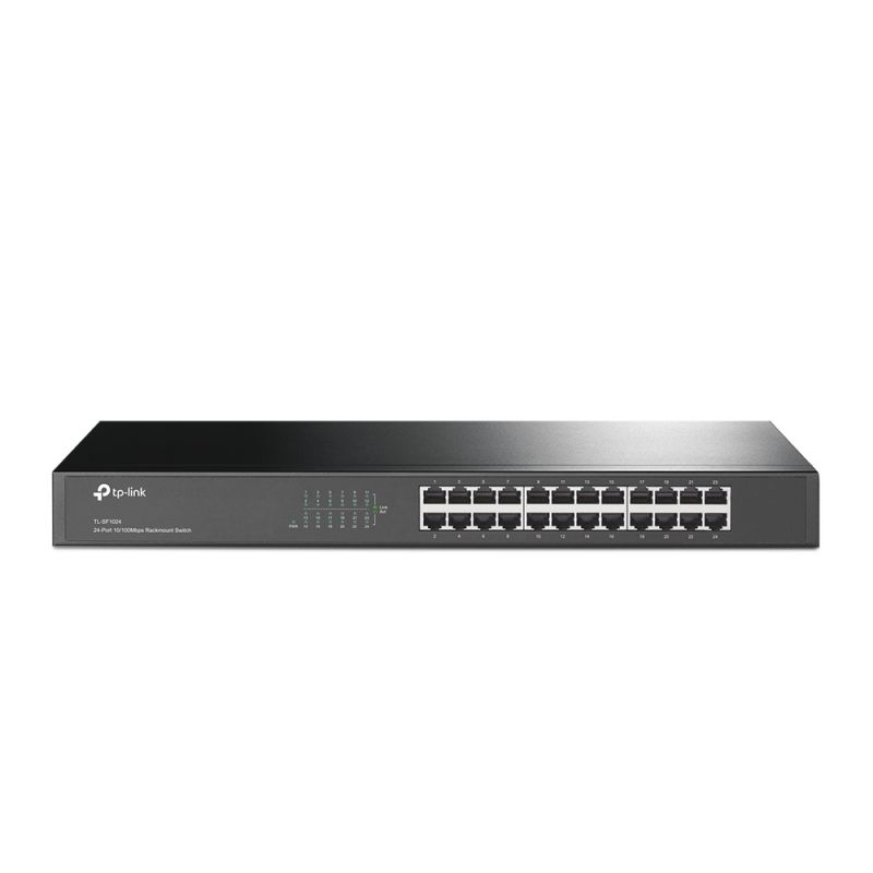 TP-LINK TL-SF1024 network switch Unmanaged Fast Ethernet (10/100) Black