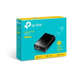 TP-LINK TL-POE10R séparateur voix-données Noir Connexion Ethernet, supportant l'alimentation via ce port (PoE)