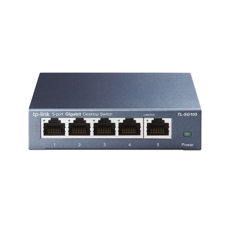 TP-LINK TL-SG105 switch No administrado L2 Gigabit Ethernet (10/100/1000) Negro