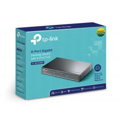 TP-LINK TL-SG1008P network switch Gigabit Ethernet (10/100/1000) Power over Ethernet (PoE) Hazelnut