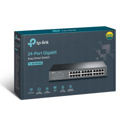 TP-LINK TL-SG1024DE switch Gestionado L2 Gigabit Ethernet (10/100/1000) Negro