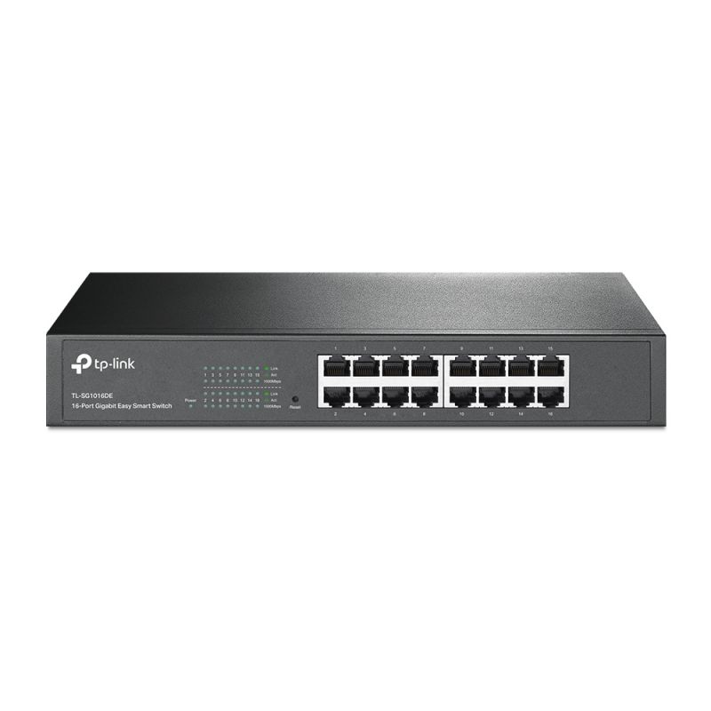 TP-LINK TL-SG1016DE switch Gestionado L2 Gigabit Ethernet (10/100/1000) Negro