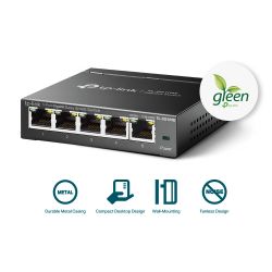 TP-LINK TL-SG105E network switch L2 Gigabit Ethernet (10/100/1000) Black