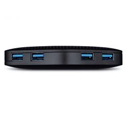 TP-LINK UH400 hub de interfaz USB 3.2 Gen 1 (3.1 Gen 1) Type-A 5000 Mbit/s Negro