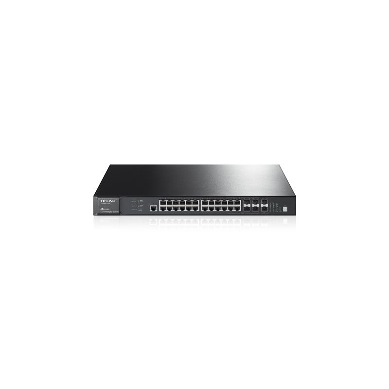 TP-LINK JetStream Managed L3 Gigabit Ethernet (10/100/1000) 1U Black