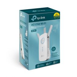 TP-LINK RE450 prolongateur réseau Émetteur réseau Blanc 10, 100, 1000 Mbit/s