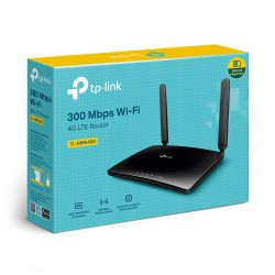 TP-LINK TL-MR6400 router inalámbrico Ethernet rápido Banda única (2,4 GHz) 3G 4G Negro