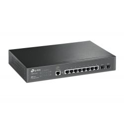 TP-LINK T2500G-10TS switch Gestionado L2/L3/L4 Gigabit Ethernet (10/100/1000) 1U Negro