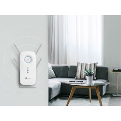 TP-LINK RE650 prolongateur réseau Émetteur réseau Blanc 10, 100, 1000 Mbit/s