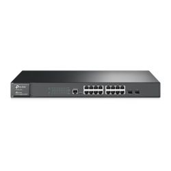 TP-LINK T2600G-18TS switch de rede Gerido L2 Gigabit Ethernet (10/100/1000) Preto