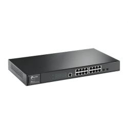 TP-LINK T2600G-18TS switch de rede Gerido L2 Gigabit Ethernet (10/100/1000) Preto