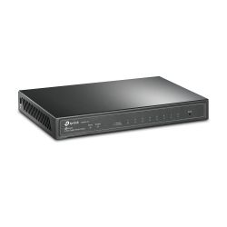 TP-LINK T1500G-8T network switch Managed L2/L3/L4 Gigabit Ethernet (10/100/1000) Power over Ethernet (PoE) Black