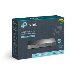 TP-LINK T1500G-8T network switch Managed L2/L3/L4 Gigabit Ethernet (10/100/1000) Power over Ethernet (PoE) Black