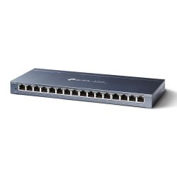 TP-LINK TL-SG116 commutateur réseau Non-géré Gigabit Ethernet (10/100/1000) Noir