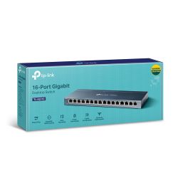 TP-LINK TL-SG116 commutateur réseau Non-géré Gigabit Ethernet (10/100/1000) Noir