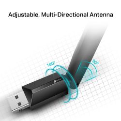 TP-LINK AC600 High Gain Wireless Dual Band USB Adapter Interno WLAN 600 Mbit/s