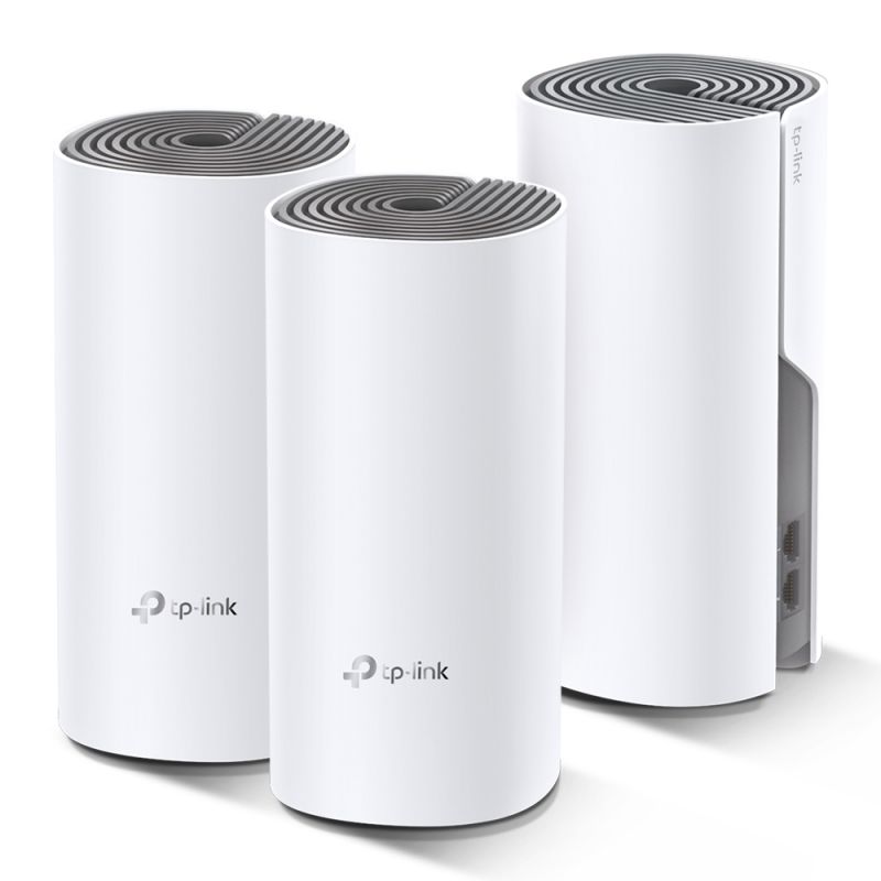 TP-LINK Deco E4 (3-pack) Bi-bande (2,4 GHz / 5 GHz) Wi-Fi 5 (802.11ac) Blanc, Gris 2 Interne