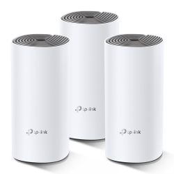 TP-LINK Deco E4 (3-pack) Doble banda (2,4 GHz / 5 GHz) Wi-Fi 5 (802.11ac) Blanco, Gris 2 Interno