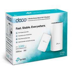 TP-LINK Deco M3 (2-Pack) router sem fios Gigabit Ethernet Dual-band (2,4 GHz / 5 GHz) Preto, Branco