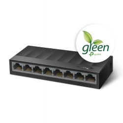 TP-LINK LS1008G switch No administrado Gigabit Ethernet (10/100/1000) Negro