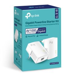 TP-LINK TL-PA7017 KIT adaptador de red PowerLine 1000 Mbit/s Ethernet Blanco 2 pieza(s)