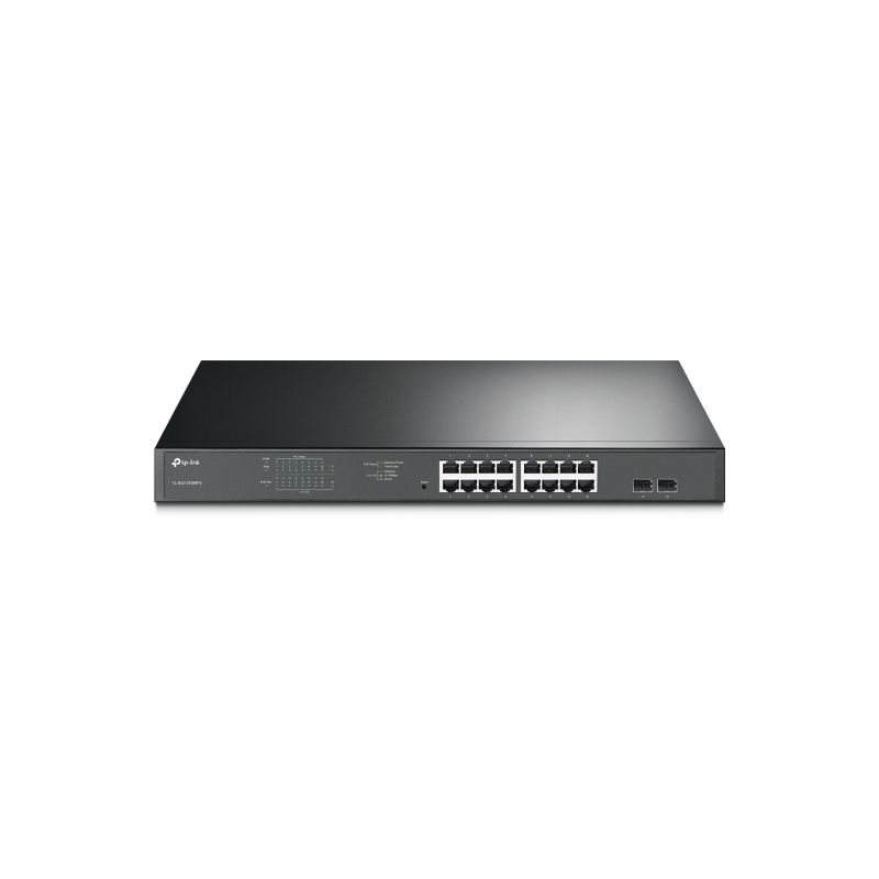 TP-LINK JetStream 16-Port Gigabit Easy Smart PoE/PoE+ Switch