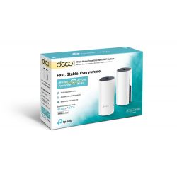 TP-LINK Deco P9 (2-pack) Doble banda (2,4 GHz / 5 GHz) Wi-Fi 5 (802.11ac) Blanco Interno