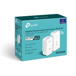 TP-LINK TL-WPA8631P KIT Adaptateur réseau CPL 1300 Mbit/s Ethernet/LAN Wifi Blanc 2 pièce(s)