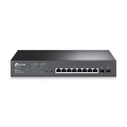 TP-LINK JetStream 10-Port Gigabit Smart PoE Switch with 8-Port PoE+