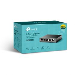 TP-LINK TL-SG105PE commutateur réseau Non-géré L2 Gigabit Ethernet (10/100/1000) Connexion Ethernet, supportant…