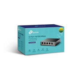 TP-LINK TL-SF1005LP commutateur réseau Non-géré Fast Ethernet (10/100) Connexion Ethernet, supportant l'alimentation…