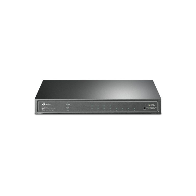 TP-LINK TL-SG2008P switch de rede Gerido Gigabit Ethernet (10/100/1000) Power over Ethernet (PoE) Preto